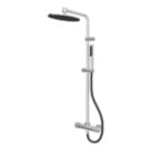 Refurb Swirl Gallen Rear-Fed Exposed Chrome Thermostatic Multi-Head Shower