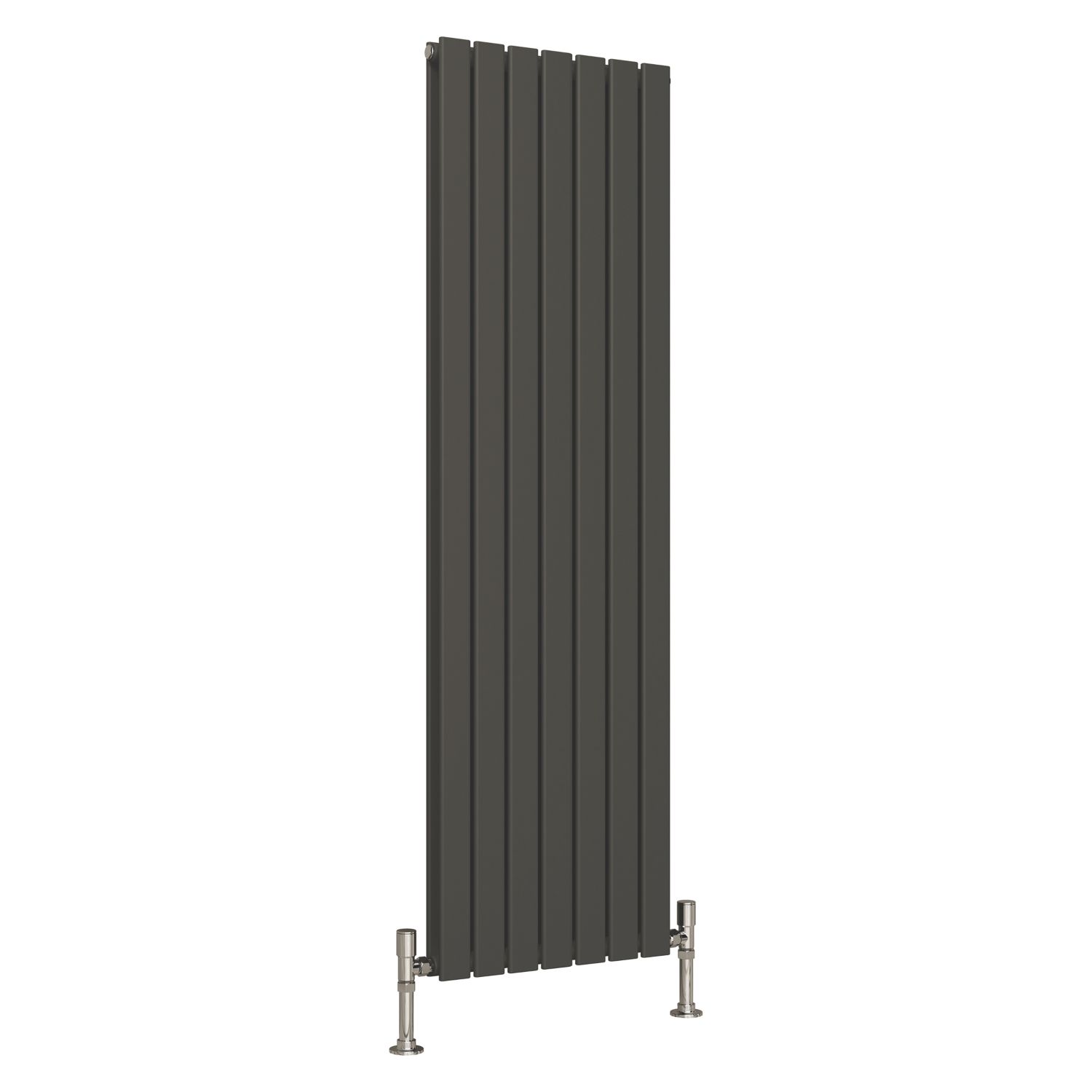 Reina Harley Double 1600mm x 490mm 4294BTU Anthracite Vertical Designer Radiator (182EE)