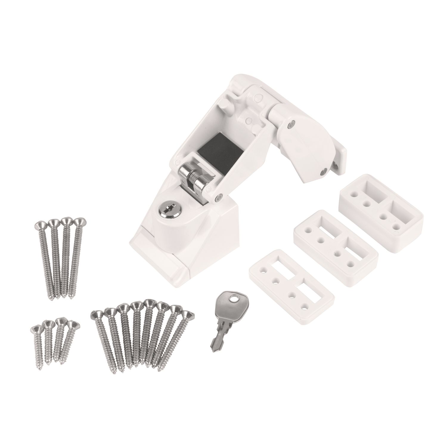 Jackloc The Titan Window Restrictor White 100mm (182HW)