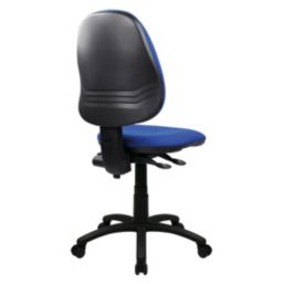 Nautilus Designs Java 200 Medium Back Task/Operator Chair No Arms Blue
