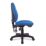 Nautilus Designs Java 200 Medium Back Task/Operator Chair No Arms Blue