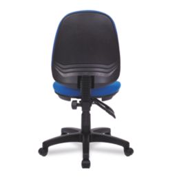 Nautilus Designs Java 200 Medium Back Task/Operator Chair No Arms Blue