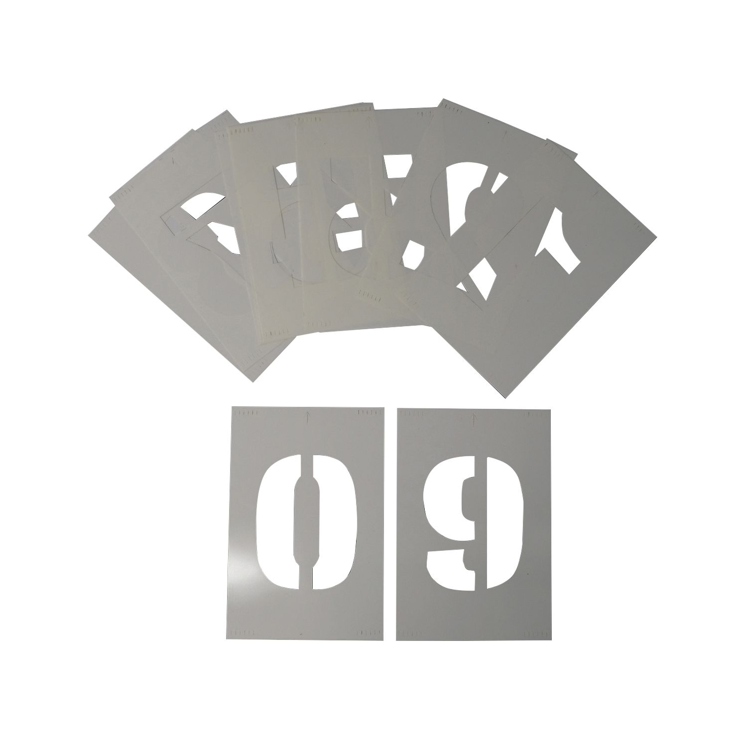 Essentials 0-9 Stencil Kit 10 Pieces (182PX)