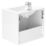 Newland  Double Door Wall-Mounted Vanity Unit with Basin Gloss White 600mm x 450mm x 540mm