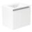 Newland  Double Door Wall-Mounted Vanity Unit with Basin Gloss White 600mm x 450mm x 540mm