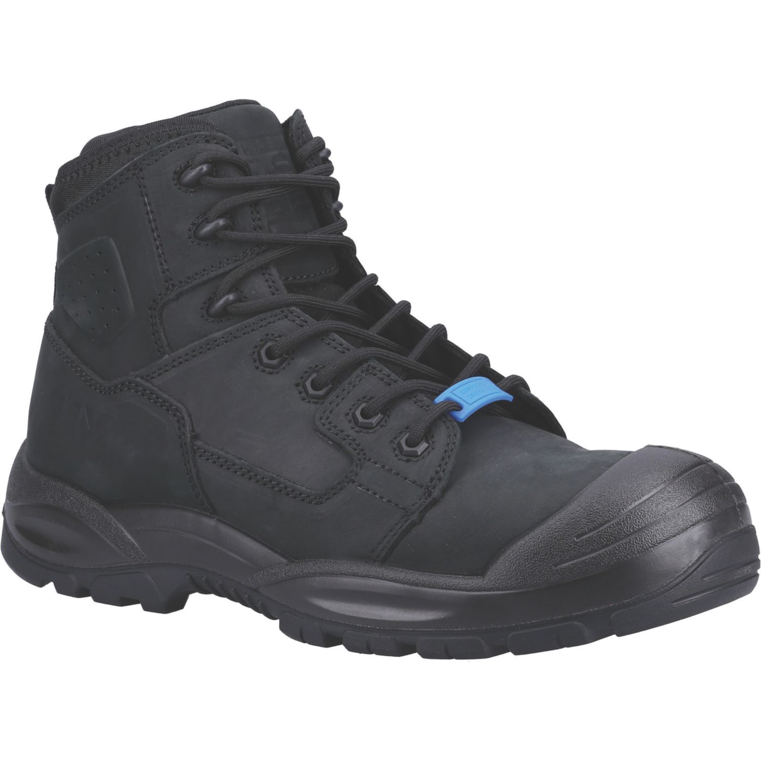 Hard Yakka Legend Size 7 Black Water-Resistant Safety Boots (182RX)
