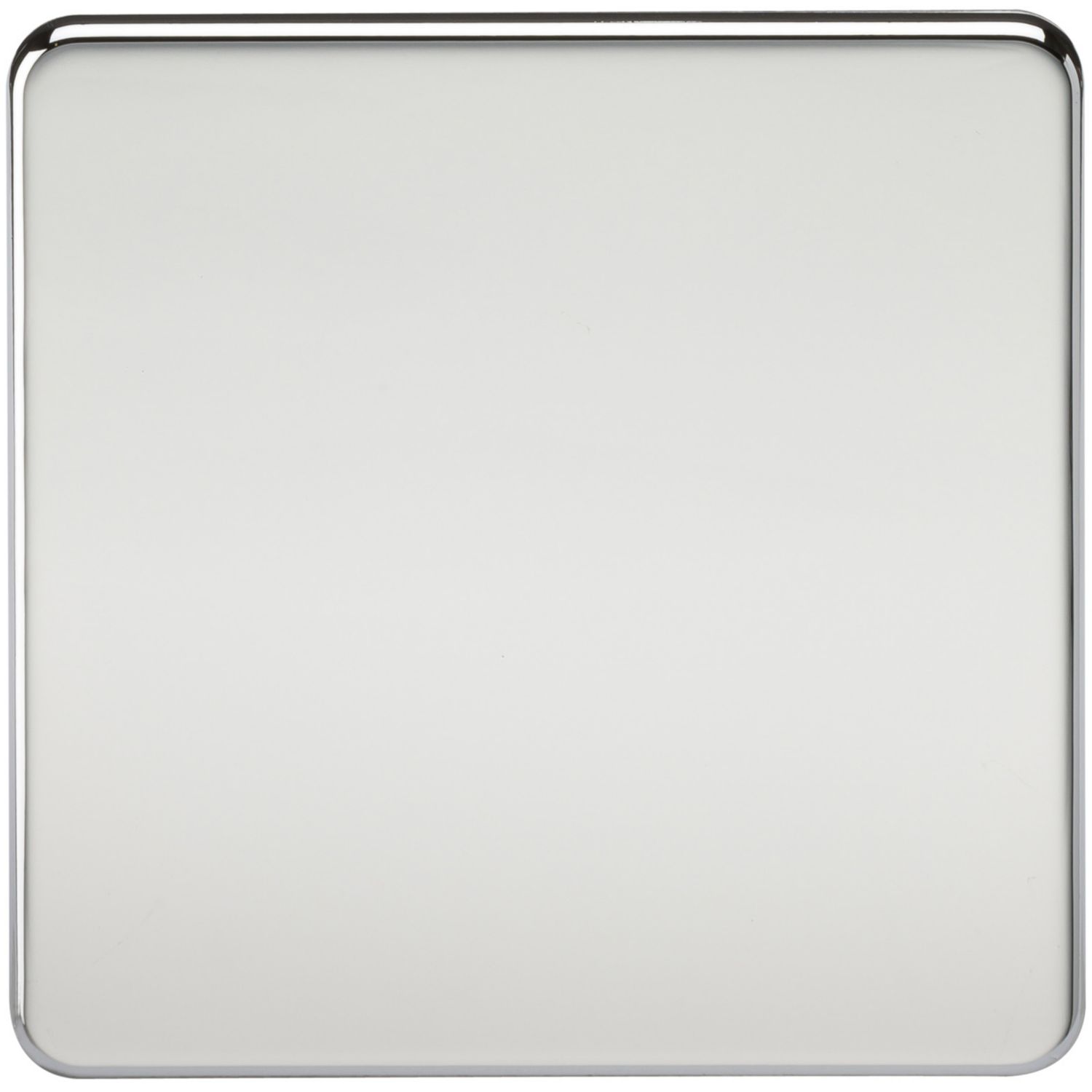 Knightsbridge 1-Gang Blanking Plate Polished Chrome (182TY)