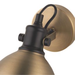 Quay Design Orion Adjustable Wall Spotlight Antique Brass