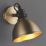 Quay Design Orion Adjustable Wall Spotlight Antique Brass