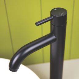 ETAL Bounce Matt Black 288mm Standard Lever Mono Basin Mixer Tap