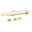 Smith & Locke Traditional Casement Stay Lock Polished Brass 280mm