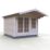 Shire Cannock 10' x 10' (Nominal) Apex Timber Log Cabin