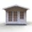 Shire Cannock 10' x 10' (Nominal) Apex Timber Log Cabin