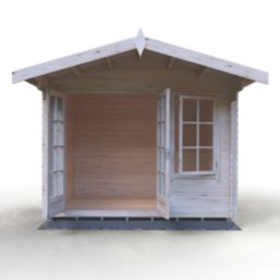 Shire Cannock 10' x 10' (Nominal) Apex Timber Log Cabin