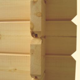 Shire Cannock 10' x 10' (Nominal) Apex Timber Log Cabin