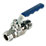 Pegler PB300 Compression Full Bore 22mm Ball Valve with Blue Handle