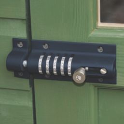 Squire Die-Cast Zinc 5-Dial Combination Locking Bolt 150mm Blue
