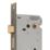 Smith & Locke  3 Lever Antique Brass Mortice Sashlock 76mm Case - 57mm Backset