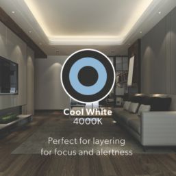 4lite LiteGlo Indoor & Outdoor 5m LED Cool White COB Strip Light Kit 4.8W 480lm