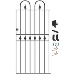 Apollo Cleeve Tall Gate Black 853mm x 1795mm