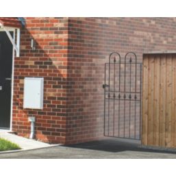 Apollo Cleeve Tall Gate Black 853mm x 1795mm