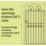 Apollo Cleeve Tall Gate Black 853mm x 1795mm
