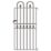 Apollo Cleeve Tall Gate Black 853mm x 1795mm