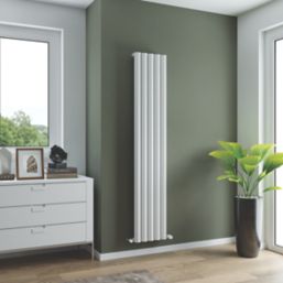 Ximax William 1800mm x 345mm 3205BTU White Vertical Designer Radiator