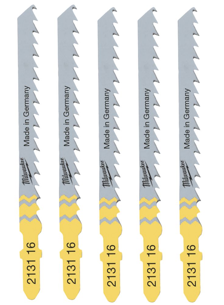 Milwaukee  4932213116 Multi-Material Jigsaw Blade 75mm 5 Pack