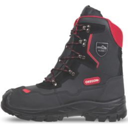 Oregon Yukon    Safety Chainsaw Boots Black Size 5.5