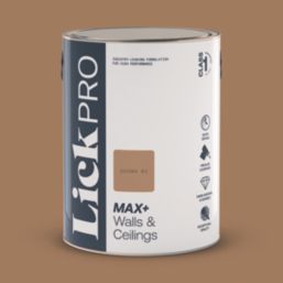 LickPro Max+ 5Ltr Brown 02 Eggshell Emulsion  Paint