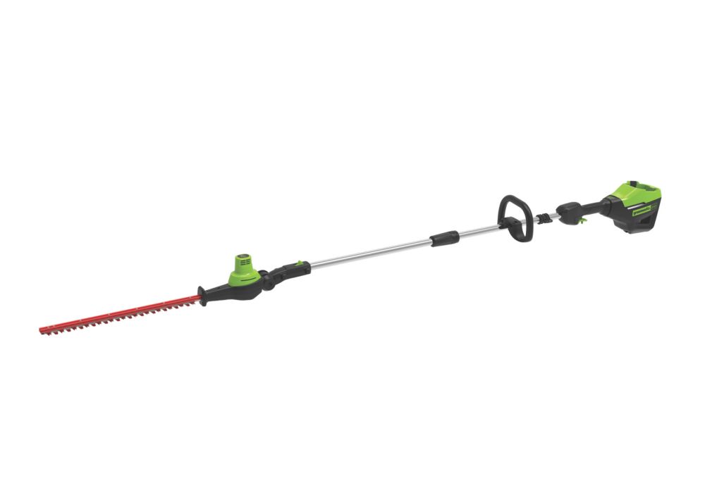 Greenworks GD60PHT 51cm 60V LiIon Brushless Cordless Long Reach Hedge