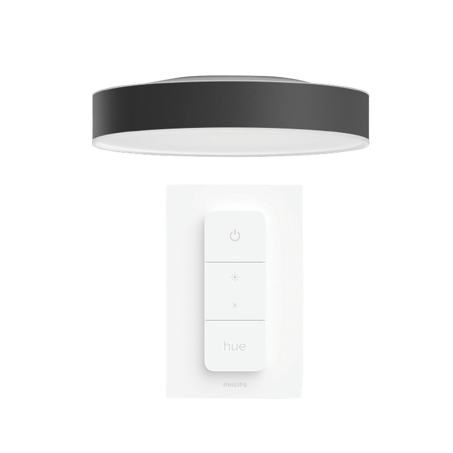 Philips Hue Ambiance Enrave LED Ceiling Light Black 33.5W 3300lm (183RF)