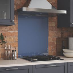 Splashback  Bluebell Shimmer Self-Adhesive Kitchen Splashback 600mm x 750mm x 6mm