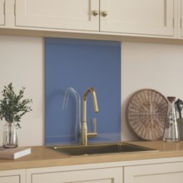 Splashback  Bluebell Shimmer Self-Adhesive Kitchen Splashback 600mm x 750mm x 6mm