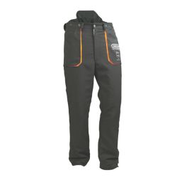 Oregon Yukon Type A Chainsaw Trousers Black/Orange 34-36" W 31" L
