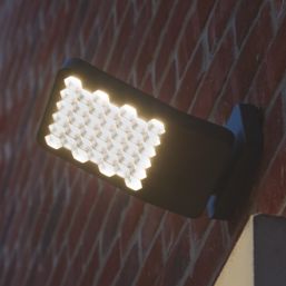 Lutec Atlantis Outdoor LED Anti-Glare Floodlight Dark Grey 24W 3200lm