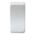 Knightsbridge Blank Switch Cover Matt White