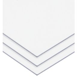 Radmat Building Materials Polycarbonate Clear Glazing Sheet 2050mm x 620mm x 2mm 3 Pack