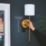 UME  Multi Colour Rechargeable LED Gold Wall Lights with Drum Shade 4.9W 200lm 2 Pack