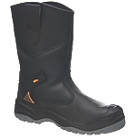 Site Hydroguard   Safety Rigger Boots Black Size 8
