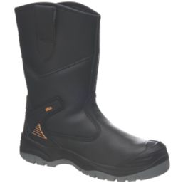 Site Hydroguard   Safety Rigger Boots Black Size 8