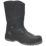Site Hydroguard Size 8  Black Water-Resistant Steel Toe Cap Safety Rigger Boots