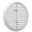 Map Vent Fixed Louvre with Flyscreen Vent White 145mm x 145mm