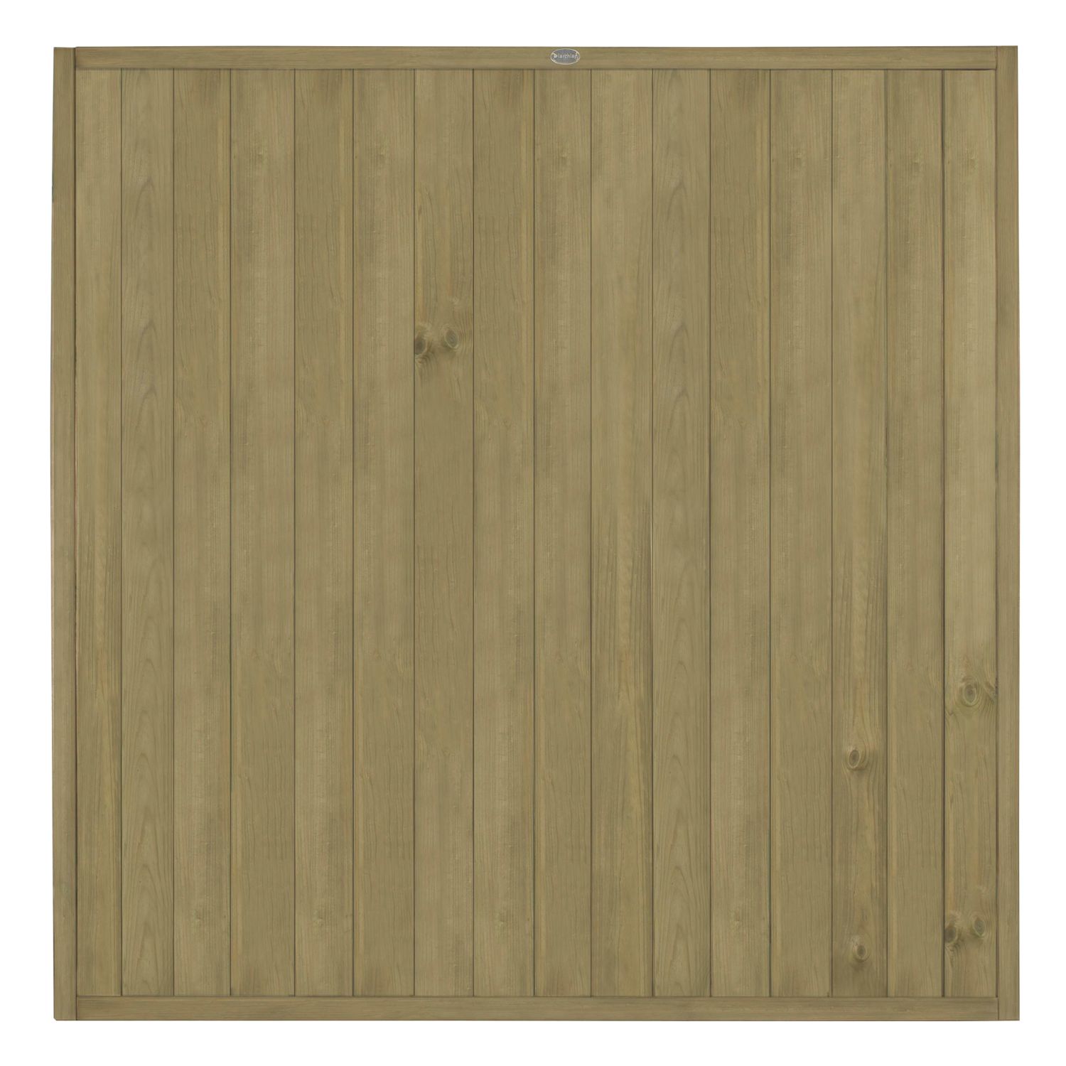Forest VTGP6PK5HD Vertical Tongue & Groove Fence Panels Natural Timber 6' x 6' Pack of 5 (184JG)