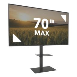 AVF  All-in-One Column TV Stand Adjustable Height & Swivel 32 to 70"
