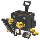 Refurb DEWALT DCK246P2T-GB 18V 2 x 5.0Ah Li-Ion XR Brushless Cordless Nailer Twin Pack
