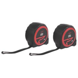 Forge Steel  8m Tape Measure Set 2 Pack