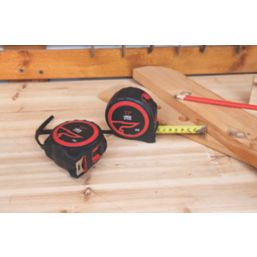 Forge Steel  8m Tape Measure Set 2 Pack