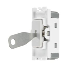 British General Nexus 800 Grid 20A Grid SP Key Switch White